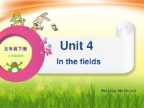 辽师大版英语五下《Unit 4 In the fields》PPT课件25