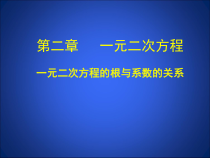 《＊5 一元二次方程的根与系数的关系》PPT课件2-九年级上册数学北师大版