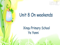 辽师大版英语五下《Unit 8 On weekends》PPT课件9