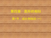 《成比例线段与比例的基本性质》PPT课件1-九年级上册数学北师大版