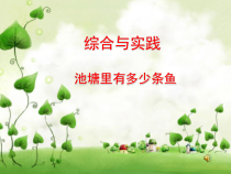 《池塘里有多少条鱼》PPT课件2-九年级上册数学北师大版