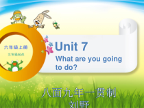 辽师大版英语六上《Unit 7 What are you going to do》PPT课件3
