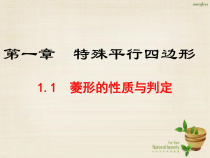 《菱形的性质》PPT课件1-九年级上册数学北师大版
