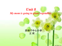 辽师大版英语六上《Unit 8 My mom is going to plant vegetables》PPT课件5