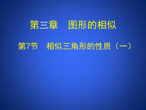 《相似三角形的对应线段的关系》PPT课件1-九年级上册数学北师大版
