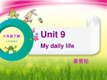 辽师大版英语六下《Unit 9 My daily life》PPT课件11