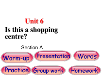 湘鲁版英语五年级下册《Unit 6 Is this a shopping centre Section A》集体备课PPT课件2