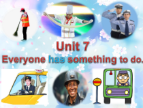 湘鲁版英语五年级下册《Unit 7 Everyone has something to do Section A》优质PPT课件3