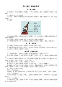 小学科学青岛版六三制六年级上册全册知识点整理（分课时编排）（2022秋）