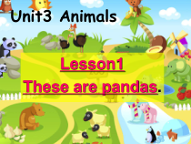 鲁科版英语三年级下册《Lesson 1 These are pandas》公开课PPT课件2