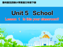 鲁科版英语三年级下册《Lesson 1 Is this your classroom？》精品PPT课件1