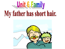 鲁科版英语四年级上册《Lesson 1 My father has short hair》精品PPT课件2