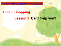 鲁科版英语四年级下册《Lesson 1 Can I help you？》集体备课PPT课件2