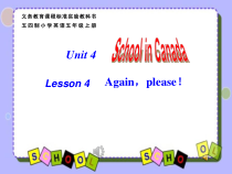 鲁科版英语五年级上册《Lesson 4 Again,please!》精品PPT课件3(1)