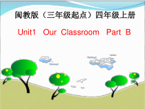 闽教版英语四年级上册《Unit 1 Our Classroom Part B》精品PPT课件2