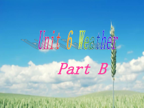 闽教版英语四年级下册《Unit 6 Weather Part B》公开课PPT课件4(1)