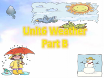 闽教版英语四年级下册《Unit 6 Weather Part B》优质课PPT课件2(1)