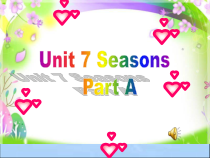 闽教版英语四年级下册《Unit 7 Seasons Part A》公开课PPT课件4