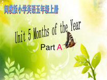 闽教版英语五年级上册《Unit 5 Months of the Year Part A》集体备课PPT课件