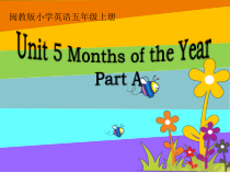 闽教版英语五年级上册《Unit 5 Months of the Year Part A》优质课PPT课件3(1)