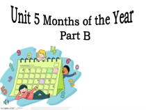 闽教版英语五年级上册《Unit 5 Months of the Year Part B》公开课PPT课件3