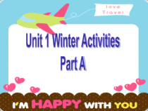 闽教版英语六年级下册《Unit 1 WinterActivities Part A》教案+课件+音频素材
