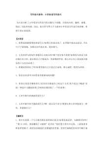 闽教版英语小升初英语总复习－写作技巧