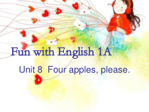 牛津上海版英语一年级上册《Unit 2 In the fruit shop》PPT课件2