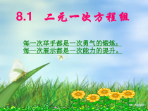《章前引言及二元一次方程组》PPT课件1-七年级下册数学人教版