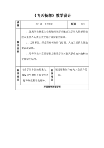 五年级美术下册教案-7.飞天畅想5-湘美版