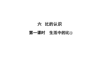 六年级上册数学习题课件-6第1课时生活中的比北师大版共9张PPT