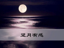 部编版九年级语文下册课外古诗词望月有感