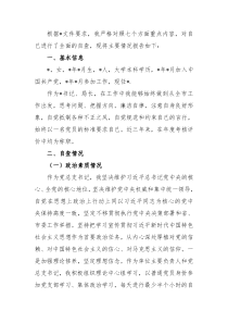 领导干部个人政治自画像