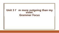 Unit3Grammarfocus比较级最高级课件2022-2023学年人教版八年级英语上册