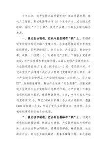 党建引领产业发展工作汇报3