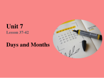 Unit7Lesson42课件2022-2023学年冀教版七年级上册英语