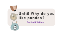 Unit5SectionBWriting课件2021-2022学年人教版七年级英语下册