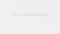 社会问题第二版课件第三章社会秩序与社会问题