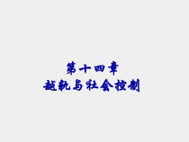 社会学概论第二版课件第十四章