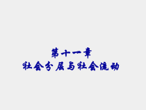 社会学概论第二版课件第十一章