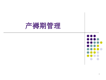 产褥期妇女护理ppt课件