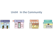 新起点英语二年级上册《Unit 4 In the Community》PPT课件3