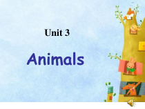 人教版新起点英语一年级上册《Unit 3 Animals lesson 1》教学PPT课件2