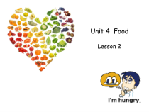 人教版新起点英语一年级下册《Unit 4 Food lesson 2》优质课PPT课件5(1)