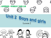 人教版新起点英语二年级上册《Unit 2 Boys and Girls lesson 2》精品PPT课件2