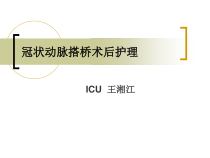 搭桥术后护理课件