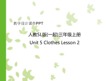 人教版新起点英语三年级上册《Unit 5 Clothes lesson 2》教学PPT课件3