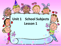 人教版新起点英语三年级下册《Unit 1 School Subjects Lesson 1》PPT课件1
