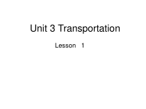 人教版新起点英语四年级上册《Unit 3 Transportation Lesson 1》公开课PPT课件4