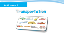 人教版新起点英语四年级上册《Unit 3 Transportation Lesson 2》教学PPT课件3
